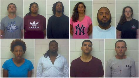 Those arrested are innocent until proven guilty. . Craven county busted newspaper